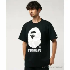 Hypeyourbeast BAPE Luminous Spots Camouflage Great Ape Man White Head Cotton Short Sleeve Tee Shirt 'BLACK' Clothes 15 Hypeyourbeast BAPE Luminous Spots Camouflage Great Ape Man White Head Cotton Short Sleeve Tee Shirt 'BLACK' Clothes