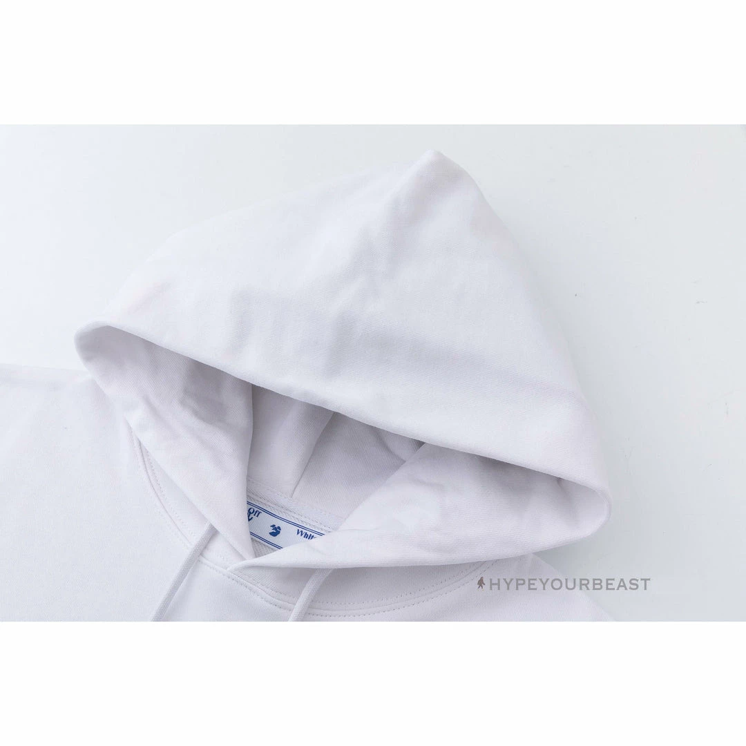 HypeYourBeast Hoodies & Jackets Off White Hoodie Fighter - White 3 HypeYourBeast Hoodies & Jackets Off White Hoodie Fighter - White