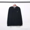Hypeyourbeast Clothes BAPE Classic Ape Head Embroidered Long Sleeve Shirt 'BLACK'