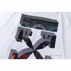 HypeYourBeast Hoodies & Jackets Off White Hoodie Fighter - White 18 HypeYourBeast Hoodies & Jackets Off White Hoodie Fighter - White