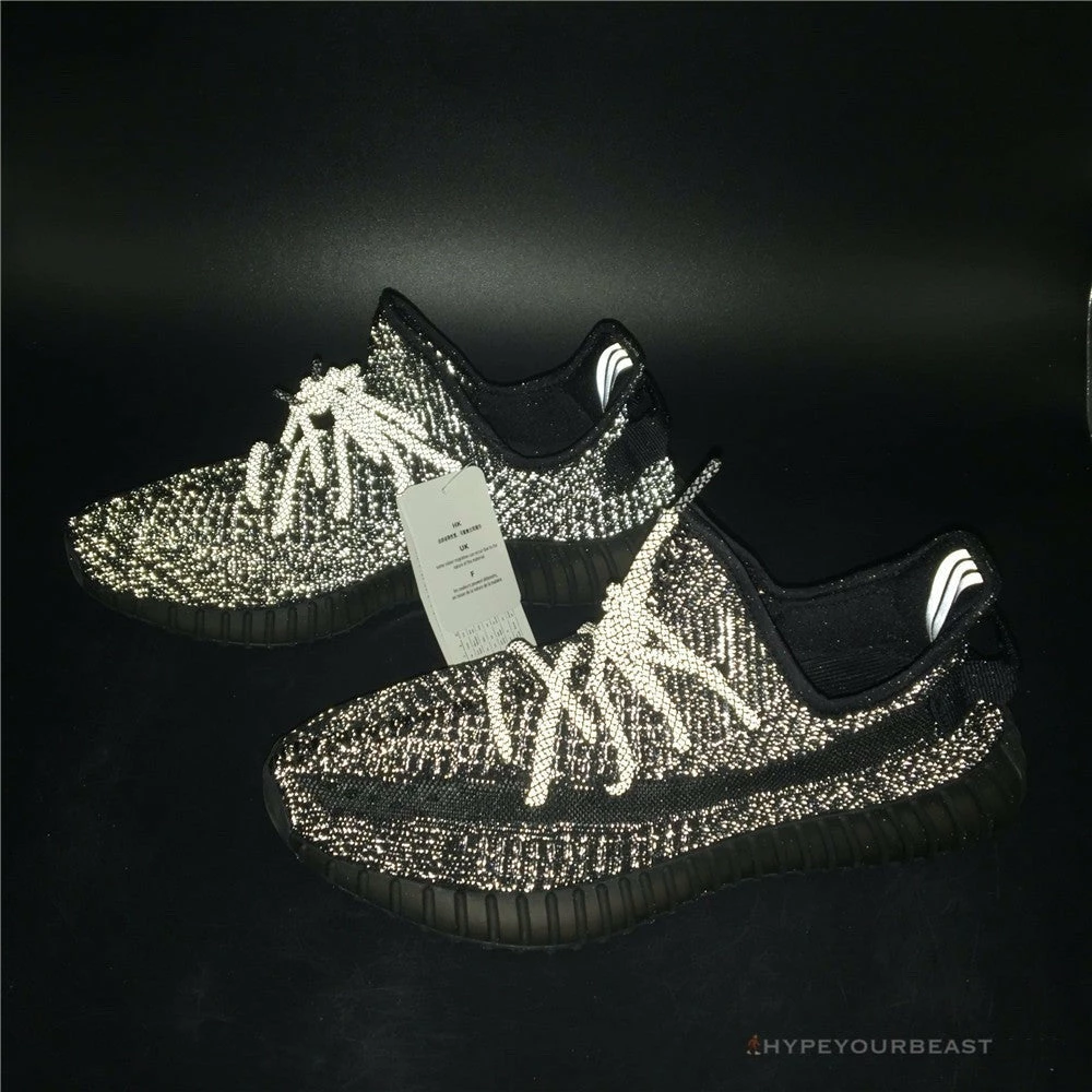Hypeyourbeast Adidas Yeezy Boost 350 V2 Black / Black / Static 2 Hypeyourbeast Adidas Yeezy Boost 350 V2 Black / Black / Static