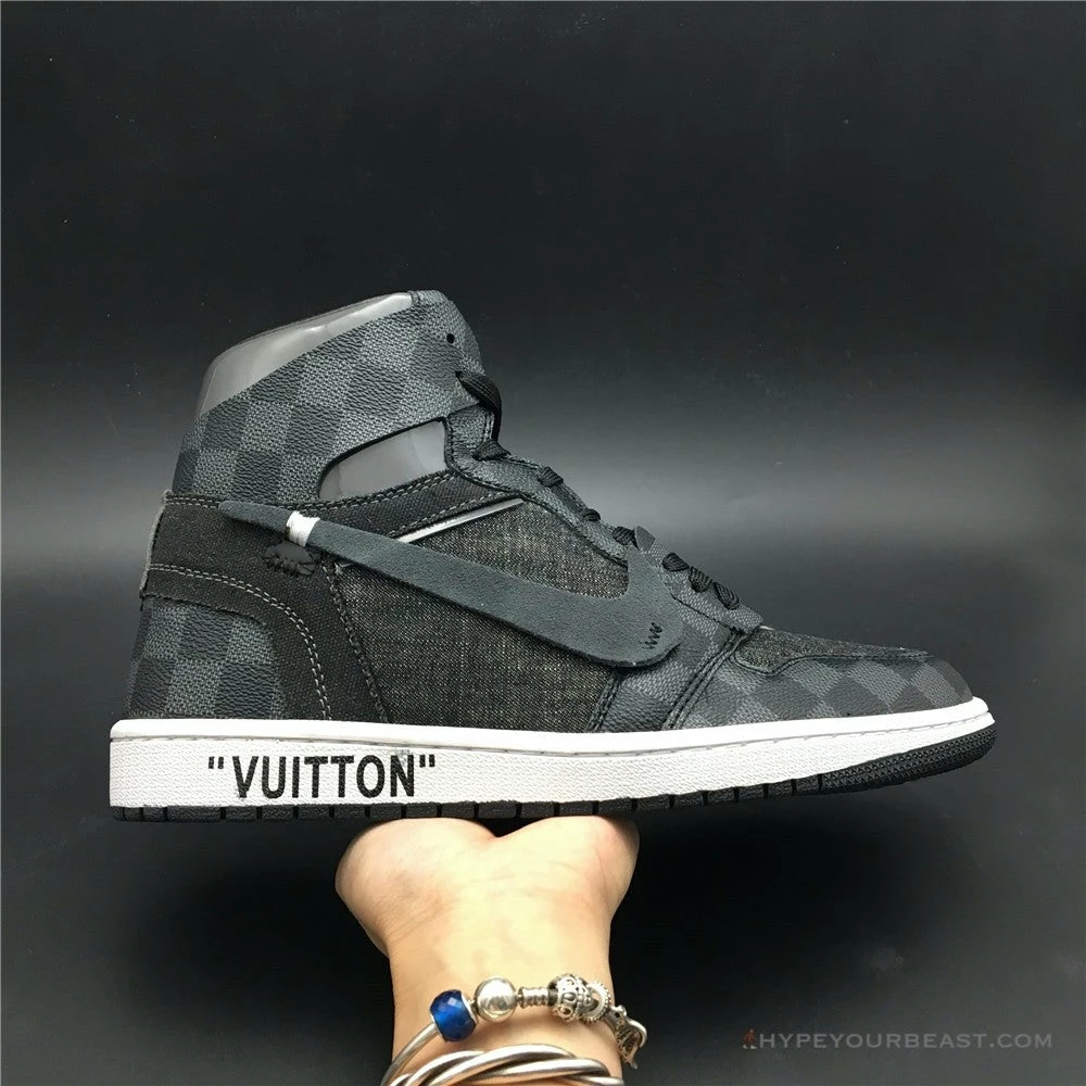 Hypeyourbeast Off White X Jordan 1 X LV Black 2 Hypeyourbeast Off White X Jordan 1 X LV Black