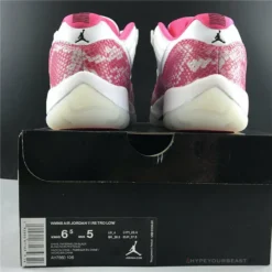 Hypeyourbeast Air Jordan 11 Low 'White / Pink'