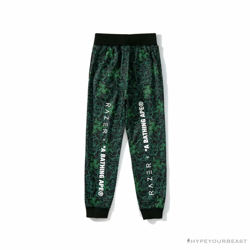 Hypeyourbeast Clothes BAPE X RAZER Co-Branded Gaming Camouflage Green Pants 2 Hypeyourbeast Clothes BAPE X RAZER Co-Branded Gaming Camouflage Green Pants