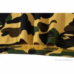 Hypeyourbeast Clothes BAPE KIDS Elbow Hug Gorilla Camouflage Tee Shirt 'YELLOW'