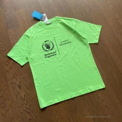 Hypeyourbeast BCG Support Word Food Programme Tee Shirt Green T-Shirts