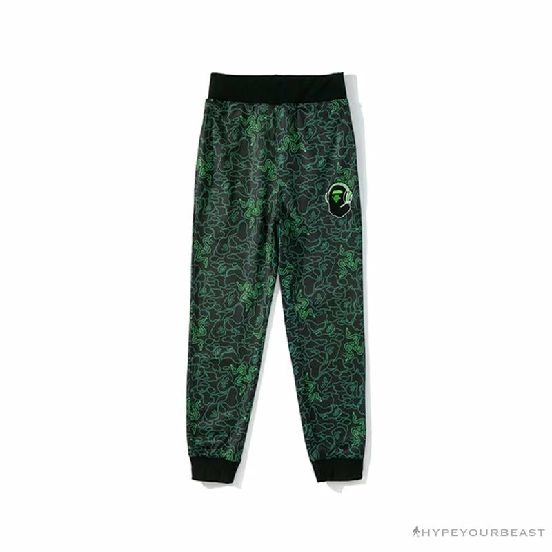 Hypeyourbeast Clothes BAPE X RAZER Co-Branded Gaming Camouflage Green Pants 1 Hypeyourbeast Clothes BAPE X RAZER Co-Branded Gaming Camouflage Green Pants