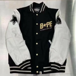 Hypeyourbeast BAPE OVO Patchwork Baseball Owl Jacket Clothes