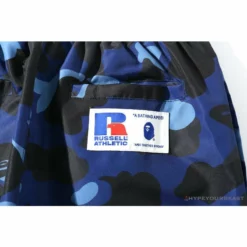 Hypeyourbeast Clothes BAPE X RUSSELL ATHLETIC Drawstring Camouflage Pants 'BLUE' 20 Hypeyourbeast Clothes BAPE X RUSSELL ATHLETIC Drawstring Camouflage Pants 'BLUE'