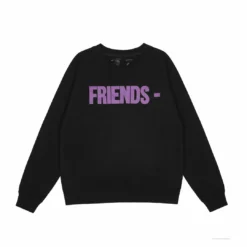 HypeYourBeast Shirts Vlone Purple Friends Shirt - Black