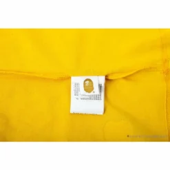 Hypeyourbeast BAPE KIDS Small Net Pocket Ape Man Head Tee Shirt 'YELLOW' Clothes