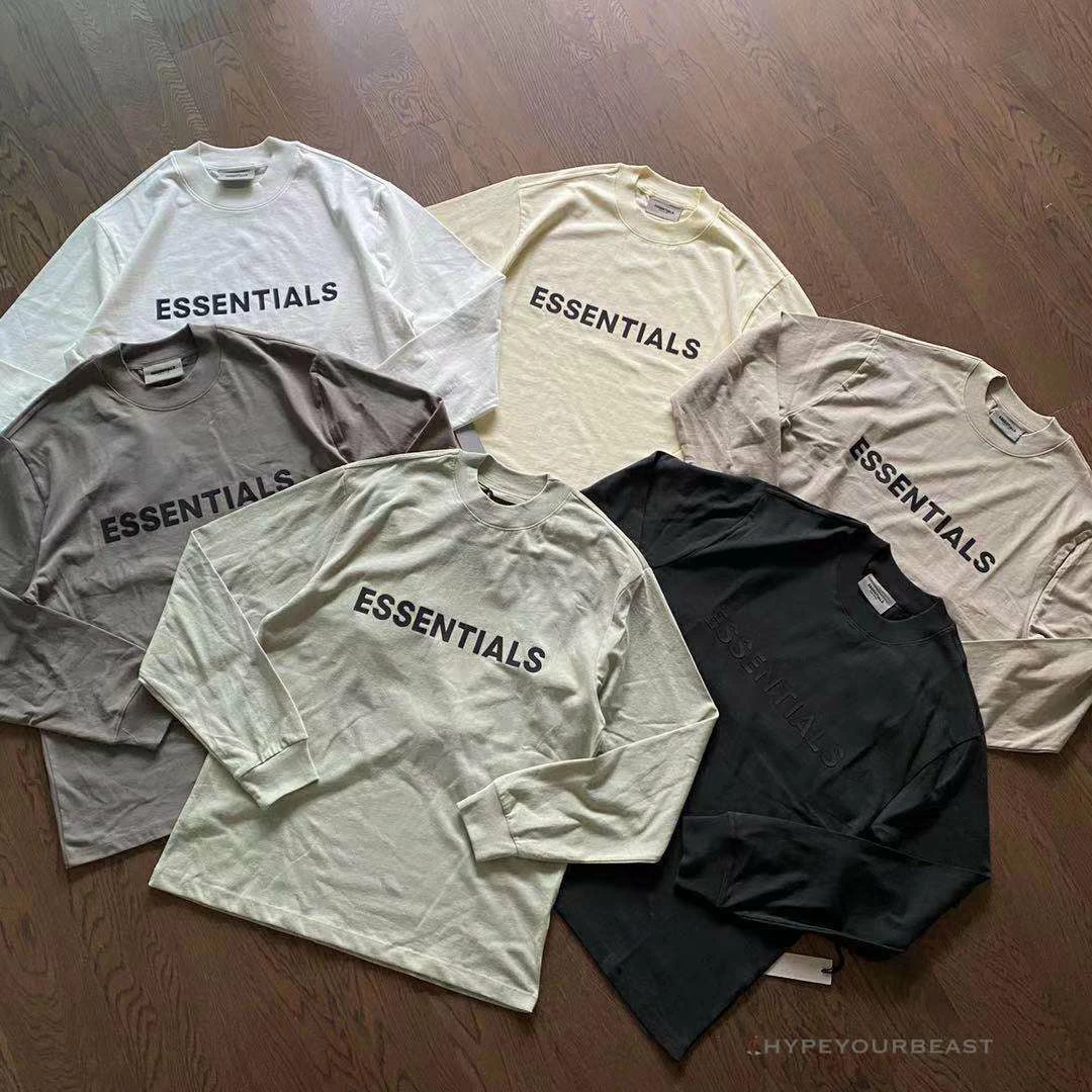 Hypeyourbeast FOG 'ESSENTIALS' Long Sleeve Shirt Grey Shirts 5 Hypeyourbeast FOG 'ESSENTIALS' Long Sleeve Shirt Grey Shirts