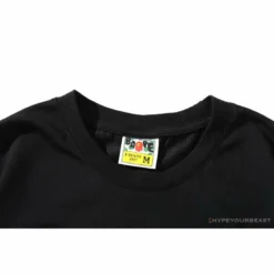 Hypeyourbeast BAPE Violent Bear Color Stitching Tee Shirt 'BLACK'