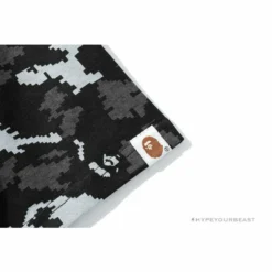 Hypeyourbeast BAPE Digital Pixel Camouflage Tee Shirt 'BLACK' Clothes