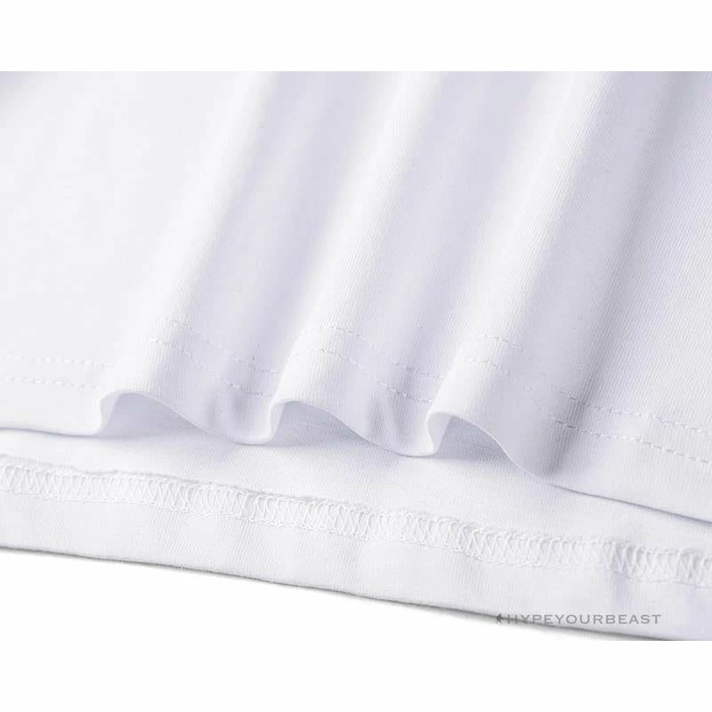 Hypeyourbeast T-Shirts OFF-WHITE Joint Running Mickey Mouse Arrow Tee Shirt 'WHITE' 10 Hypeyourbeast T-Shirts OFF-WHITE Joint Running Mickey Mouse Arrow Tee Shirt 'WHITE'