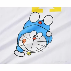 Hypeyourbeast OFF-WHITE Doraemon Stereo Arrow Tee Shirt WHITE T-Shirts