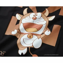 Hypeyourbeast OFF-WHITE Year Of The Ox Doraemon Arrow Tee Shirt 'BLACK'
