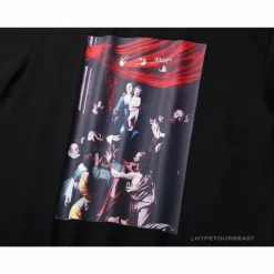 Hypeyourbeast OFF-WHITE Baroque Angel Religious Painting Tee Shirt 'BLACK' T-Shirts 17 Hypeyourbeast OFF-WHITE Baroque Angel Religious Painting Tee Shirt 'BLACK' T-Shirts