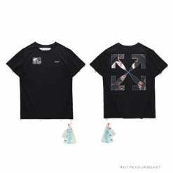 Hypeyourbeast OFF-WHITE New Limited Religious Tee Shirt 'BLACK'