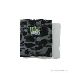 Hypeyourbeast Clothes BAPE Camo Hoodie Shark Head 'GREY'