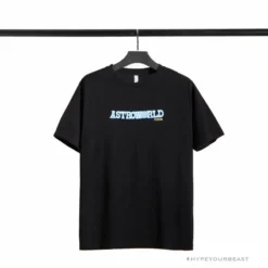 Hypeyourbeast OFF-WHITE Travis Scott Cactus Jack Astroworld Tee Shirt 'BLACK'