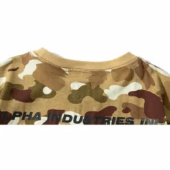 Hypeyourbeast Clothes BAPE Military Style Desert Camouflage Tee Shirt 'YELLOW'
