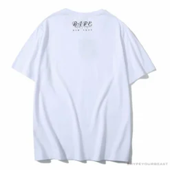 Hypeyourbeast Clothes BAPE NYC New York Limited Purple Camouflage Ape Head Tee Shirt 'WHITE'