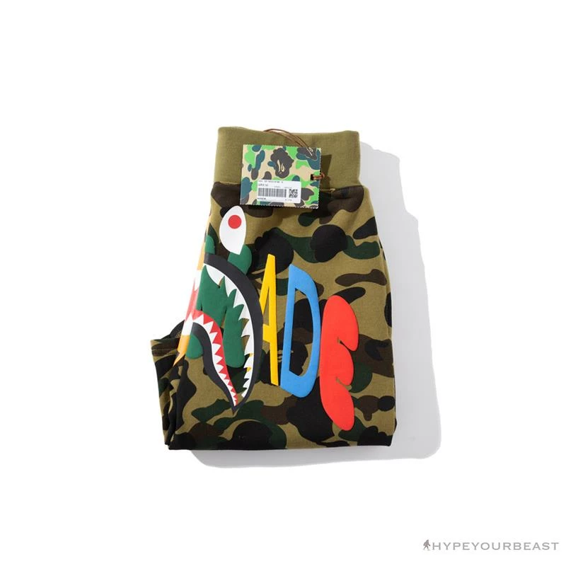 Hypeyourbeast Clothes BAPE X READYMADE Tiger Head Foam Camouflage Shorts 'GREEN' 3 Hypeyourbeast Clothes BAPE X READYMADE Tiger Head Foam Camouflage Shorts 'GREEN'