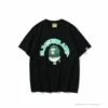 Hypeyourbeast Clothes BAPE Paint Splash Green Camouflage Tee Shirt 'BLACK'
