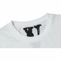 HypeYourBeast Vlone White And Silver Tee Shirt