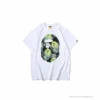 Hypeyourbeast BAPE Green Ape Head Blue Storm Tee Shirt 'WHITE' Clothes