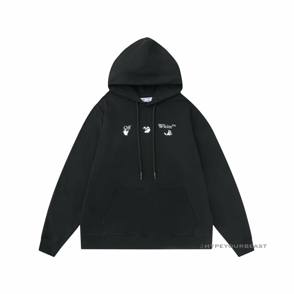 HypeYourBeast Off White Hoodie Royal - Black 1 HypeYourBeast Off White Hoodie Royal - Black