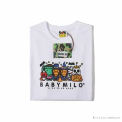 Hypeyourbeast BAPE Baby Milo Halloween Tee Shirt 'WHITE' Clothes