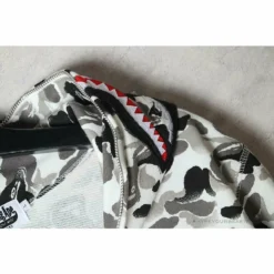 HypeYourBeast Bape Gray Camouflage Hoodie