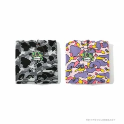 Hypeyourbeast BAPE Shark Head STA Star Camouflage Hoodie 'PINK'