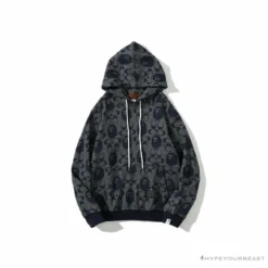 Hypeyourbeast BAPE X COACH Co-Branded Dark-Blue Hoodie Clothes