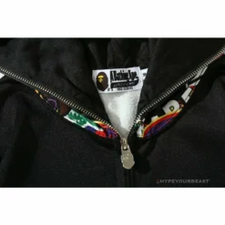 Hypeyourbeast Clothes BAPE Badge LOGO Sticker Style Stitching Hoodie 29 Hypeyourbeast Clothes BAPE Badge LOGO Sticker Style Stitching Hoodie