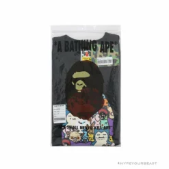 Hypeyourbeast Clothes BAPE Pokémon Co-branded Ape Head Tee Shirt 'BLACK'