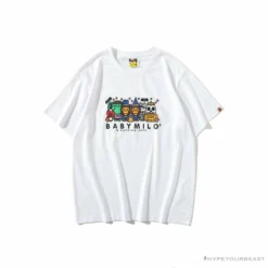 Hypeyourbeast BAPE Baby Milo Halloween Tee Shirt 'WHITE' Clothes