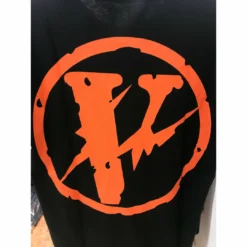 HypeYourBeast T-Shirts Vlone Orange And Black Tee Shirt