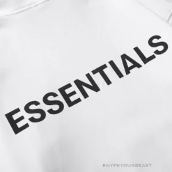 HypeYourBeast FOG Hoodie Reflective ‘ESSENTIALS’ White Hoodies & Jackets