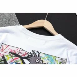 Hypeyourbeast OFF-WHITE LV Pattern Cartoon Series Tee Shirt 'WHITE' T-Shirts