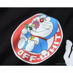 Hypeyourbeast OFF-WHITE Graffiti Letter Doraemon Tee Shirt ' BLACK' T-Shirts 19 Hypeyourbeast OFF-WHITE Graffiti Letter Doraemon Tee Shirt ' BLACK' T-Shirts