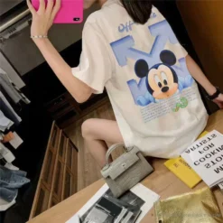 Hypeyourbeast OFF-WHITE Disney Spring X Summer Mickey Arrow Tee Shirt 'WHITE'