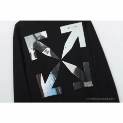 Hypeyourbeast Shirts OFF-WHITE The Kiss Long Sleeve Shirt 'BLACK'