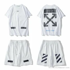 Hypeyourbeast OFF-WHITE Classic Seeing Things Shorts 'WHITE'