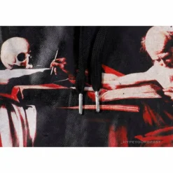 Hypeyourbeast OFF-WHITE Skull And Writing Hoodie 'BLACK' Hoodies & Jackets