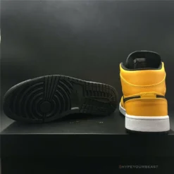 Hypeyourbeast Air Jordan 1 Mid Taxi Yellow