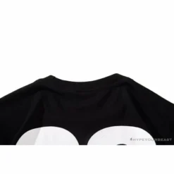 Hypeyourbeast BAPE Ape Man Head 28th Anniversary Camouflage Color Block Tee 'BLACK'