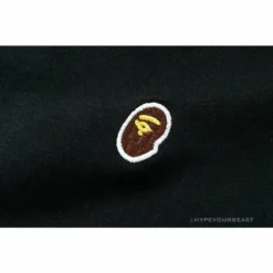 Hypeyourbeast BAPE Classic Ape Head Embroidered Standard Cotton Terry Hoodie 'BLACK' Clothes 16 Hypeyourbeast BAPE Classic Ape Head Embroidered Standard Cotton Terry Hoodie 'BLACK' Clothes